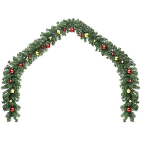 vidaXL Christmas Decorations with 1 LEDs Green 20 m PVC