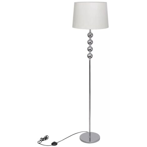 Stehlampe Stehleuchte Lampe Leuchte Standleuchte weiß vidaXL