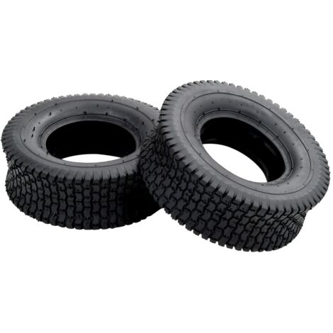 vidaXL Schubkarrenreifen 2 Stk. 13x5.00-6 4PR Gummi