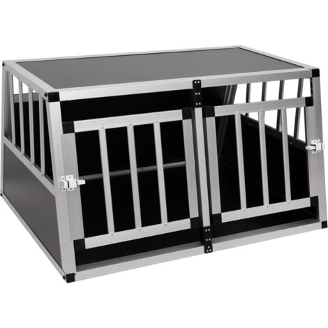 vidaXL Hundetransportbox mit Doppeltür 89 x 69 x 50 cm