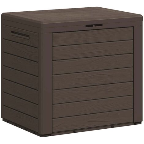 vidaXL Gartenlagerbox Braun 58,5x46x55 cm