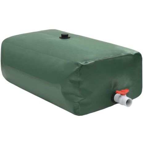 vidaXL Water Tank with Tap Foldable 1000 L PVC