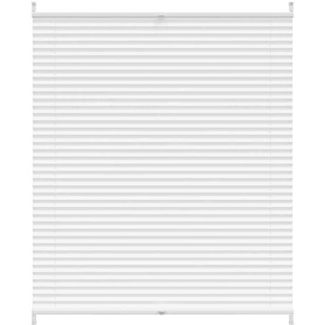 Plisse Blind 110x150cm White Pleated Blind