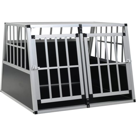 vidaXL Dog Cage with Double Door 94x88x69 cm