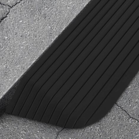 vidaXL Threshold Ramp 110x32x3,8 cm Rubber