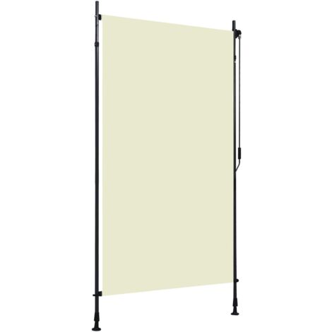 vidaXL Außenrollo 120 x 270 cm Creme