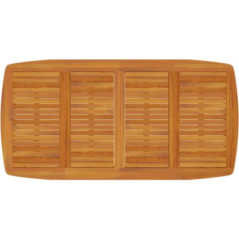 vidaXL Gartentisch 200x100x75 cm Massivholz Akazie