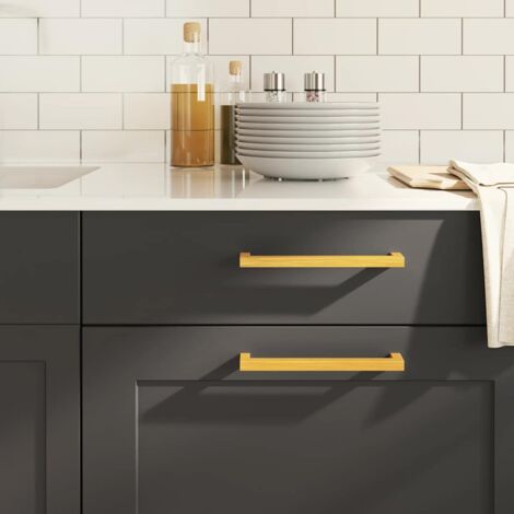 vidaXL Cabinet Handles 5 pcs Gold 192 mm Stainless Steel