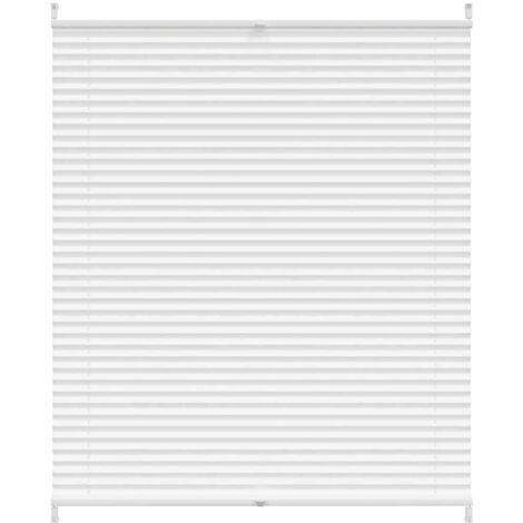 Plisse Blind 100x150cm White Pleated Blind