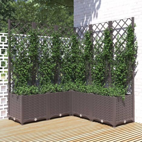 vidaXL Garden Brown 120 x 120 x 136 cm