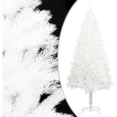 vidaXL Artificial Christmas Tree Lifelike Needles White 240 cm