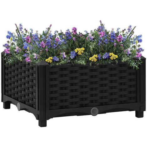 vidaXL Raised Bed 40x40x23 cm Polypropylene