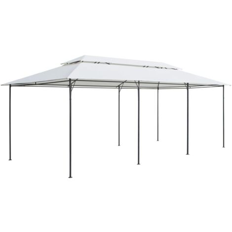 vidaXL Gazebo 600x298x270 cm White 180g/m² (1/5)