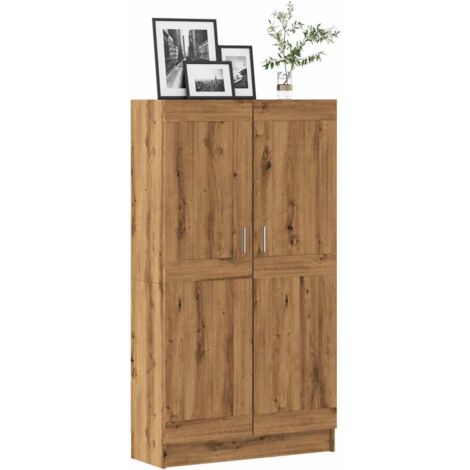 vidaXL Bücherschrank Artisan-Eiche 82,5x30,5x150 cm Holzwerkstoff