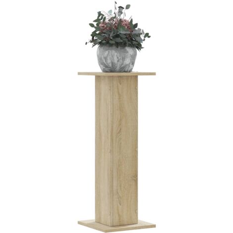 vidaXL Pflanzenständer 2 Stk. Sonoma-Eiche 30x30x80 cm Holzwerkstoff