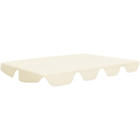 vidaXL Replacement Canopy for Garden Swing Cream 150/130x105/70 cm