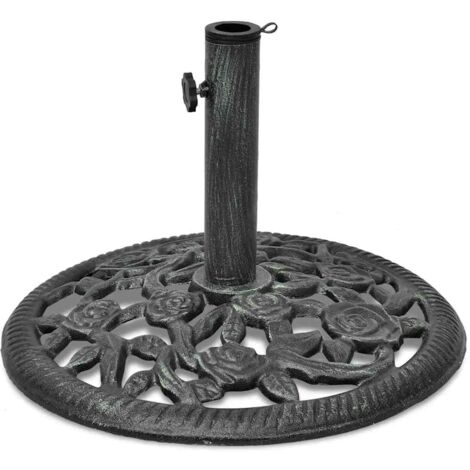 Sonnenschirmständer Gusseisen 12 kg 48 cm vidaXL