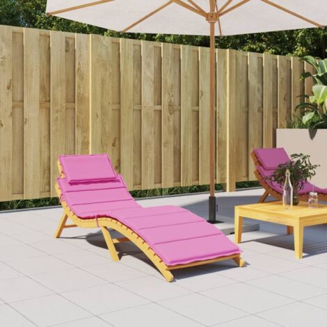 Sonnenliegen-Auflage Rosa Oxford-Gewebe vidaXL