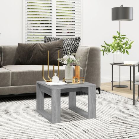vidaXL Beistelltisch Grau Sonoma 50x50x35 cm Holzwerkstoff (1/5)