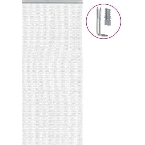 vidaXL Chain Door Fly Screen 90x220 cm Aluminium