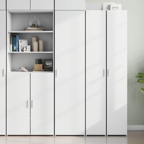 Hochschrank weiß 45x42,5x185 cm aus Holzwerkstoff