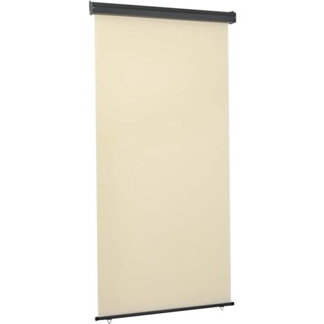 Balkon-Seitenmarkise 125x250 cm Creme vidaXL302186