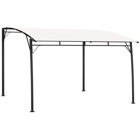 Garten-Sonnenschutz 3x3x2,55 m Cremeweiß vidaXL