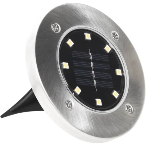 vidaXL Solar-Bodenleuchten 8 Stk. LED Warmweiß