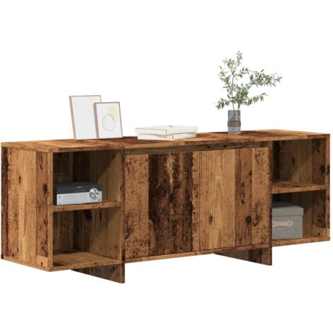 vidaXL TV-Schrank Altholz-Optik 130x35x50 cm Holzwerkstoff