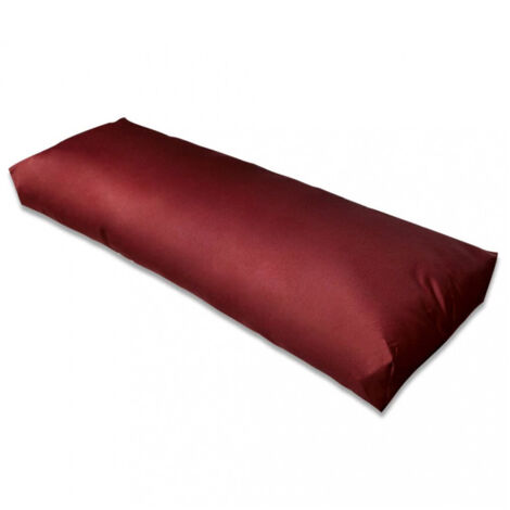 Polsterkissen Rückenlehne Bordeaux 120 x 40 x 10 cm