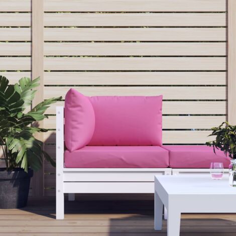 vidaXL Pallet Cushions 3 pcs Pink Oxford Fabric