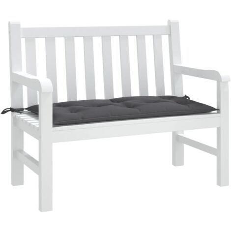 vidaXL Garden Bench Cushion Anthracite 100x50x7cm Oxford Fabric