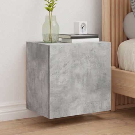vidaXL TV Wall Cabinets 2 pcs Concrete Grey 40,5x30x40 cm Engineered Wood (1/5)