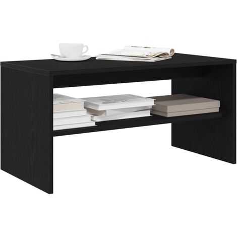 TV-Schrank Schwarz Eiche-Optik 80x40x40 cm Holzwerkstoff vidaXL