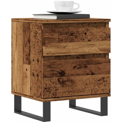 vidaXL Nachttisch Altholz-Optik 40x35x50 cm Holzwerkstoff
