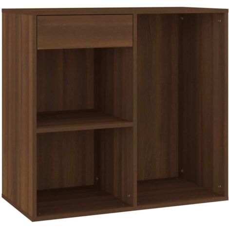 vidaXL Cosmetic Cabinet Brown Oak 80x40x75 cm Engineered Wood