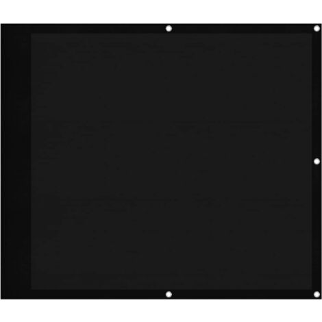 Balkon-Sichtschutz Schwarz 90x800 cm 100 % Polyester-Oxford vidaXL