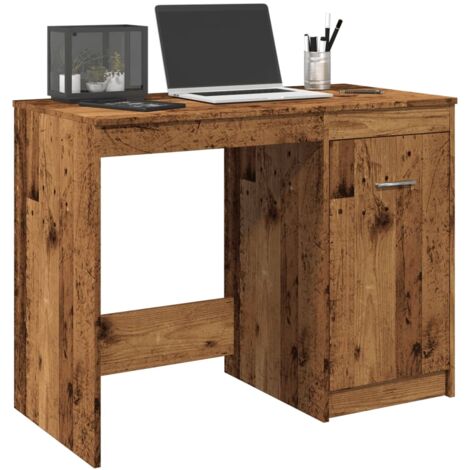 vidaXL Schreibtisch Altholz-Optik 100x50x76 cm Holzwerkstoff