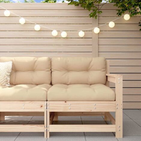 vidaXL Garden Chair with Cushions Solid Wood Pine (1/5)