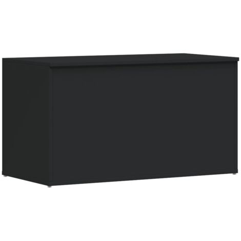 Aufbewahrungstruhe Schwarz 84x42x46 cm Holzwerkstoff vidaXL