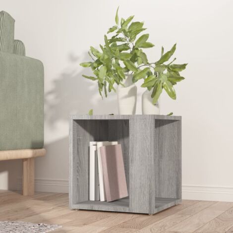 Beistelltisch Sonoma Grau 33x33x34,5 cm Holzwerkstoff