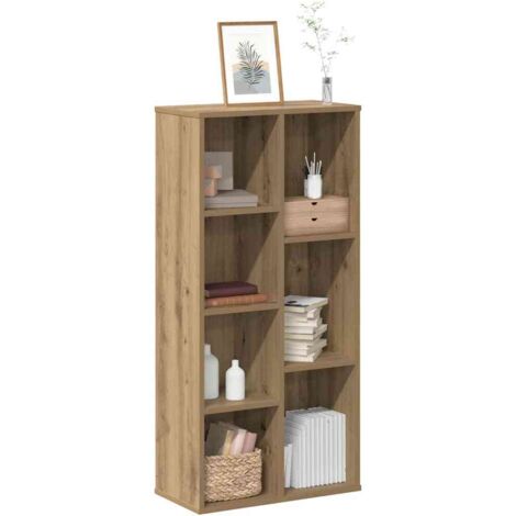 vidaXL Bücherregal Artisan-Eiche 50x25x105 cm Holzwerkstoff