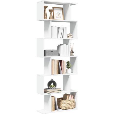vidaXL Raumtrennregal weiß 70x24x193 cm