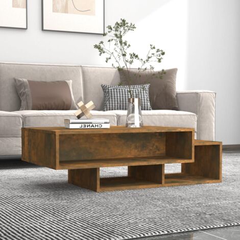 vidaXL Couchtisch Raucheiche 105x55x32 cm Ingenieurholz