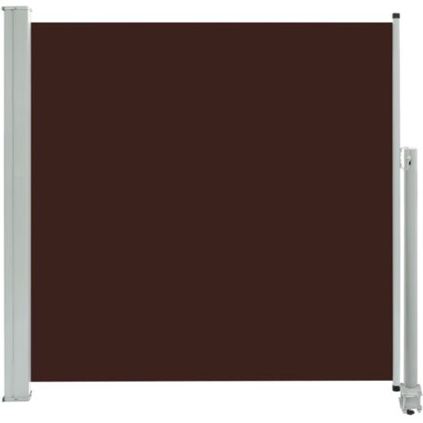 vidaXL Ausziehbare Seitenmarkise 160x300 cm Braun