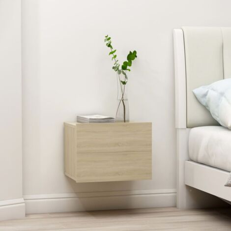vidaXL Bedside Cabinets 2 pcs Sonoma Oak 40x30x30 cm Engineered Wood