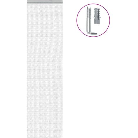 vidaXL Türmückenabwehr mit Kette 56x202 cm Aluminium