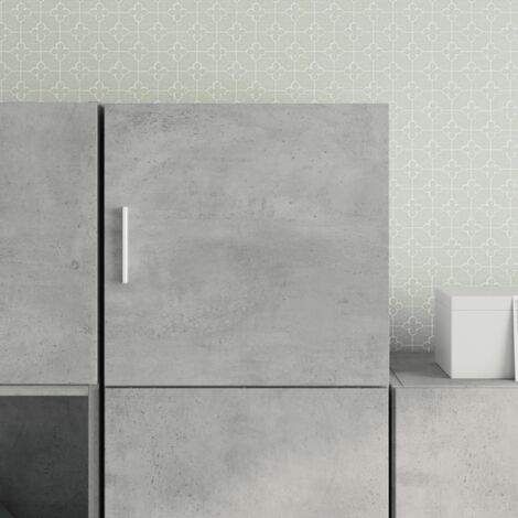 Wandregal grau Beton 40x42,5x40 cm aus Spanplatte