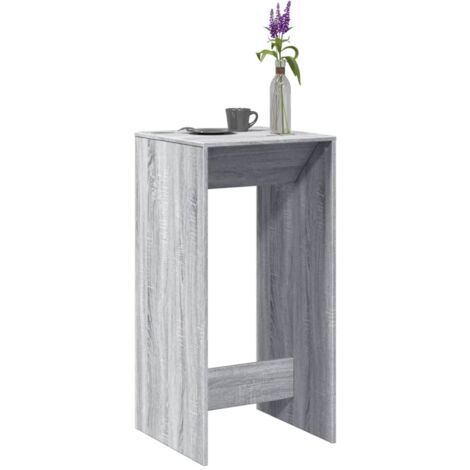 vidaXL Bartisch Grau Sonoma 51x50x103,5 cm Holzwerkstoff