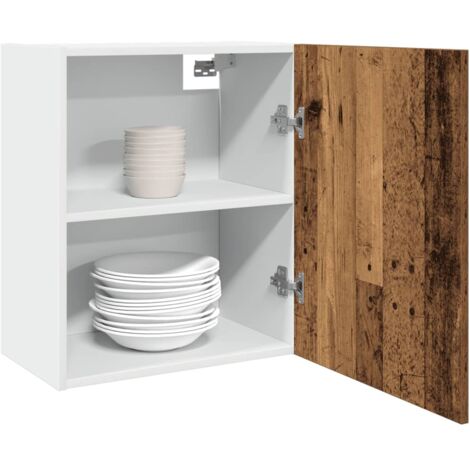 vidaXL Hanging Cabinet "Lyon" Old Wood 50x31x60 cm Engineered Wood